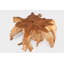 Table basse abstraite en bois massif