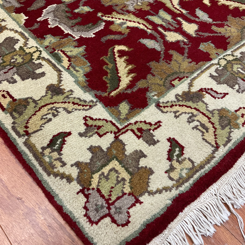  Handmade Mahal Wool Runner