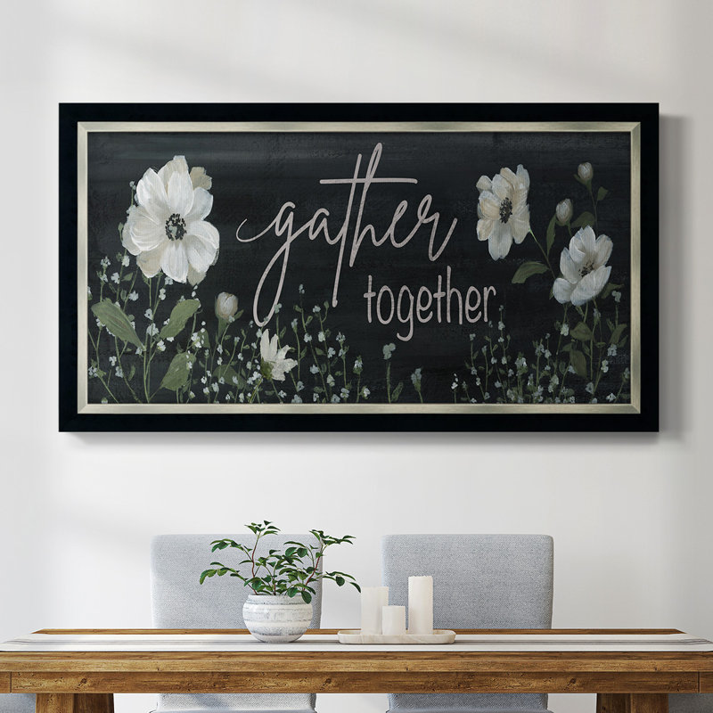 " Gather Together ", 25" H x 45" W x 2.5" D