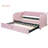 Twin Size Velvet Upholstered Daybed With Pop-Up Trundle, Perfect For Flexible And Cozy Sleeping Solutions In Small Spaces-1253634332
