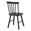 Chaise de salle à manger en bois massif Gunther Mid-Century pour cuisine ou salle à manger Gunther