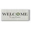 "Welcome to our home" sur toile, art textuel-271315114