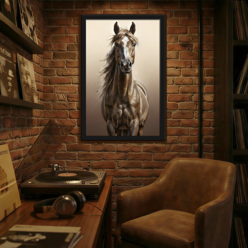 Portrait d'animaux sur toile, H 18 po x l 12 po