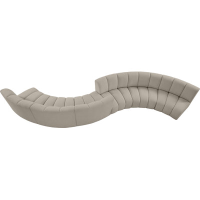 Infinity Upholstered Curved Sectional Symmetrical