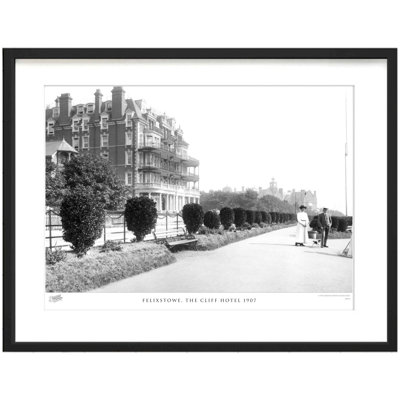 Felixstowe, The Cliff Hotel 1907 by Francis Frith - Single Picture Frame Print