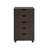 5 Drawer Chest File Cabinet, Wooden Storage Filing Cabinet with Wheels, Office File Cabinet, Office Alex Drawers for File storage-2010742213