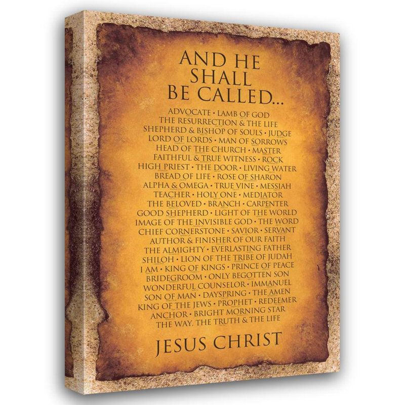 Trinx Names of Christ - And He Shall Be Called… | Wayfair