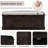 Elegant Storage Bench Entryway Bench Upholstered Bench with 4 Doors and Adjustable Shelves-1190212615