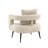 Modern Velvet Upholstered Barrel Chair-37906286