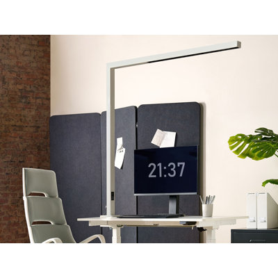 Metal LED Desk Lamp White OCTANT