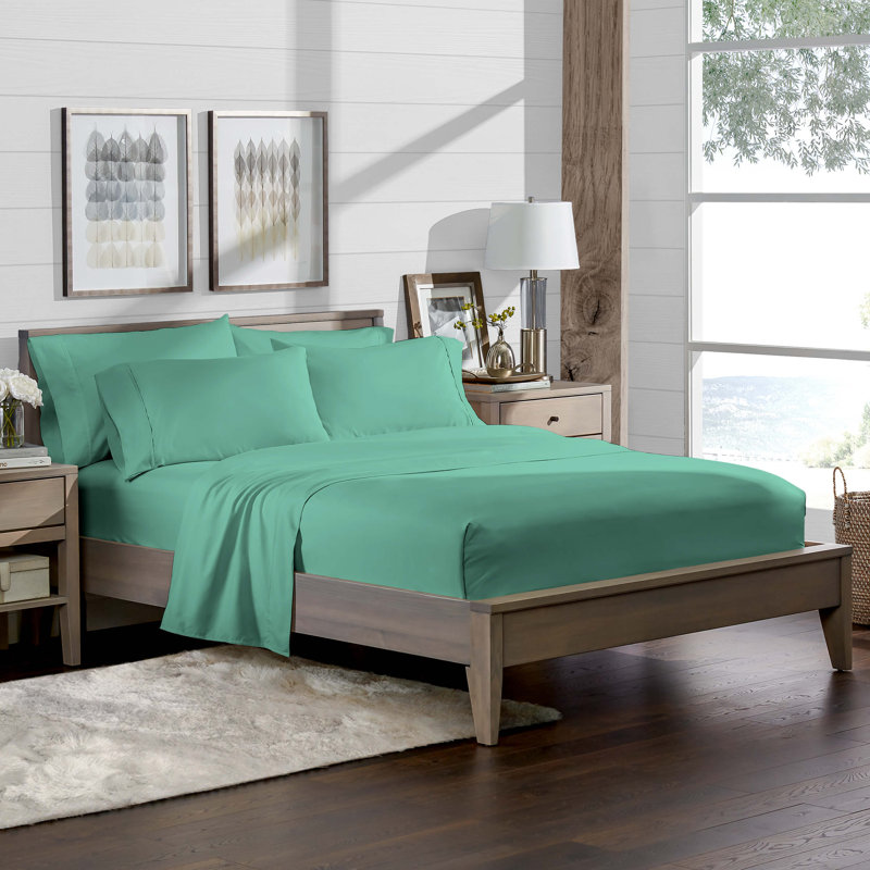 Microfiber Sheet Set, Turquoise