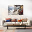 Reproduction d'art mural paysage d'hiver-404776517