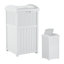 Cachette en résine avec couvercle verrouillable l 17 po x P 16 po Suncast-93720370