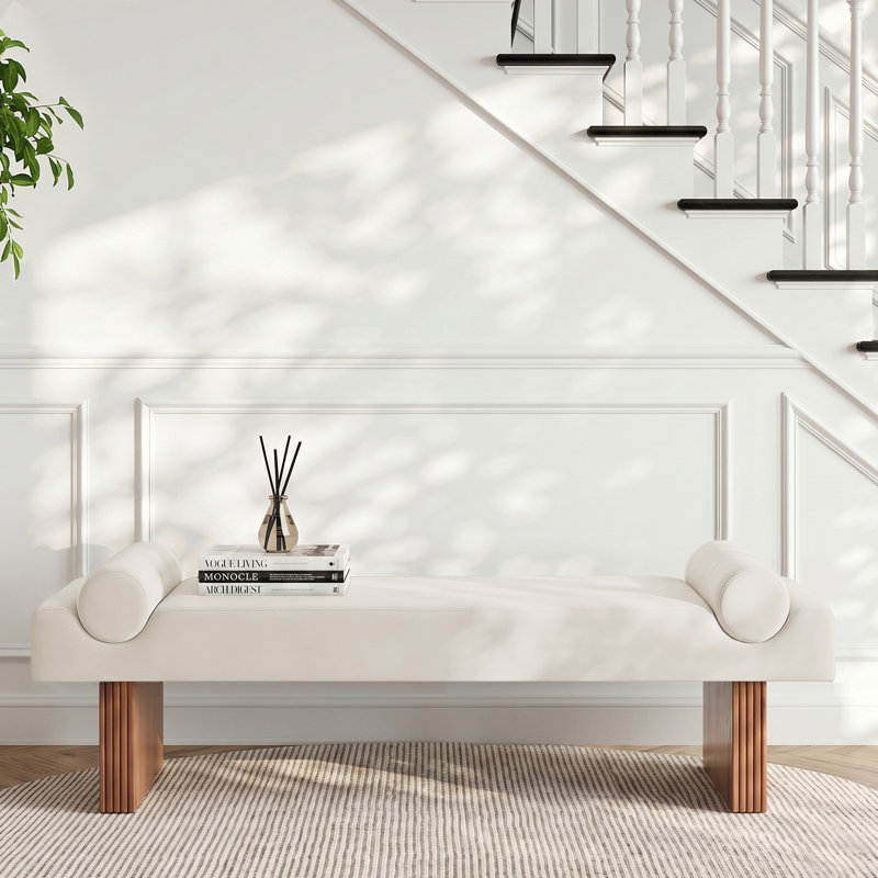 Banc de chambre 54 po, Blanc