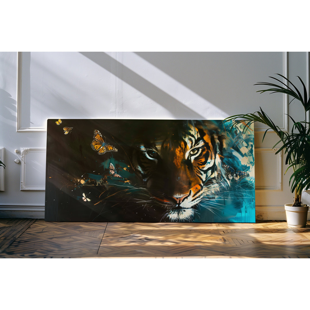 Wandbild 120x60 cm Tiger