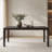 Rectangular Dining Table Large with Extension Leaf Durable High-Quality Dining Room Furniture 1pc