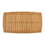 Ensemble de canapés d'extérieur 4 pièces avec structure en bois d'acacia d'aspect teck, panneaux de corde beige et coussins crème