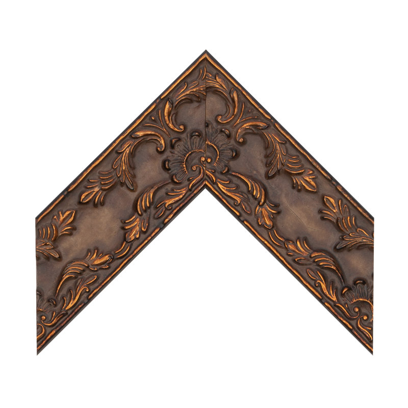Miroir Vanhoose, Bronze antique, 30 po x 42 po