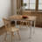 Modern Farmhouse Rectangular Solid Wood Dining Table-737888478