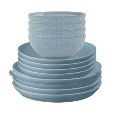 Elements Light Grey Coupe 12Pc Tableware Set
