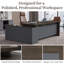 Bureau de direction ergonomique en L Achilles avec rangement intégré et gestion de l'alimentation-1323167305-1323167286