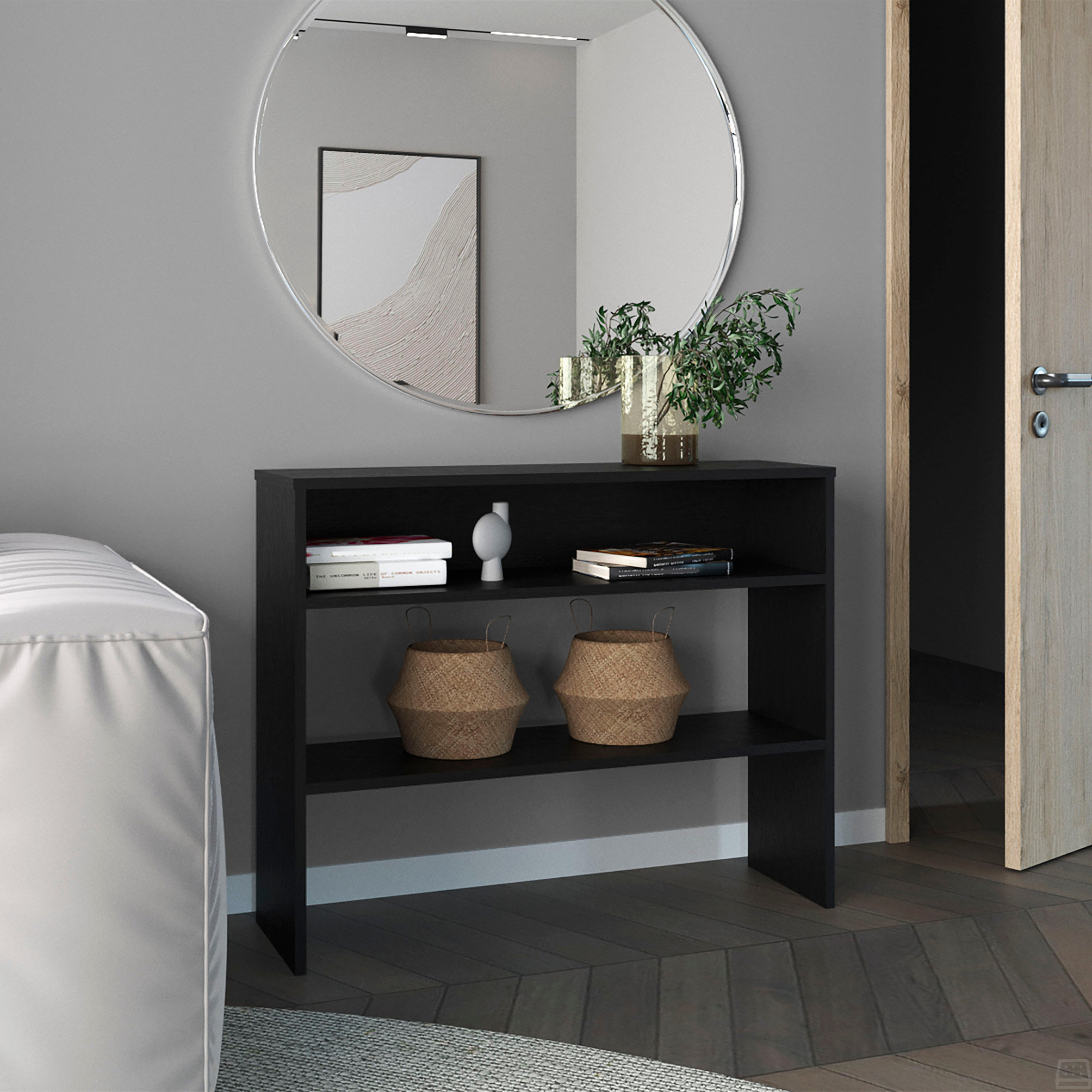Latitude Run® Desk 31.5" H, With 2 Shelves And 2 Legs - Wayfair Canada