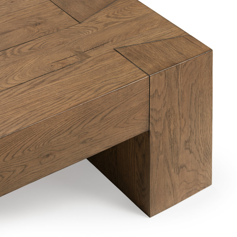 Table basse Elise, 60" in width, Cafe Brown