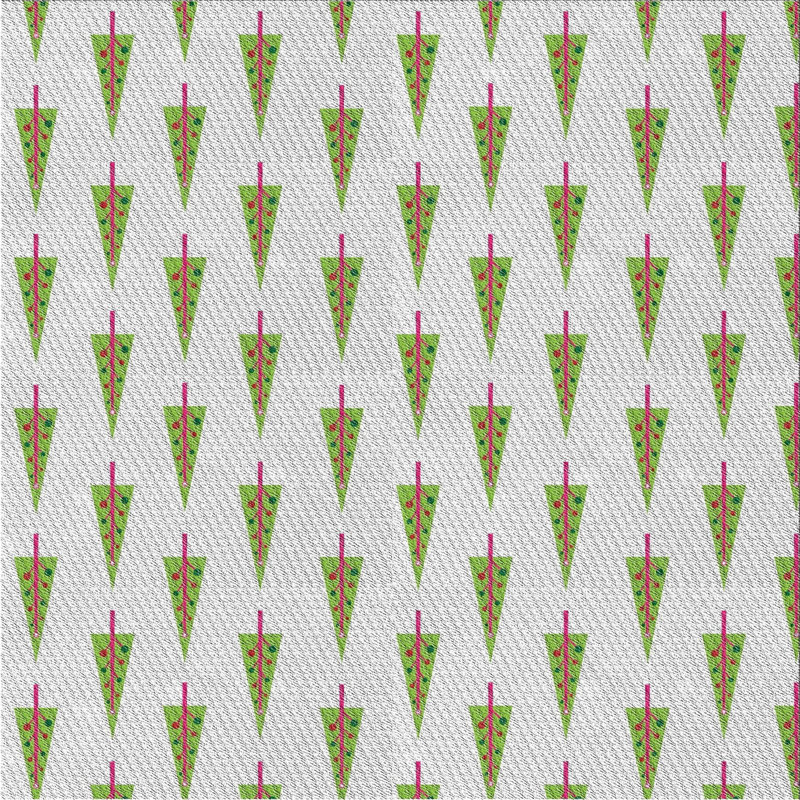Tapis vert/gris à motifs Oralie, Carré 3 pi