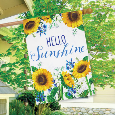 Drapeau de maison Hello Sunshine Spring