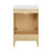 Cascade 24 in. Natural Oak Bathroom Vanity With White, 3-Hole Ceramic Sink Top-100841254-100841255
