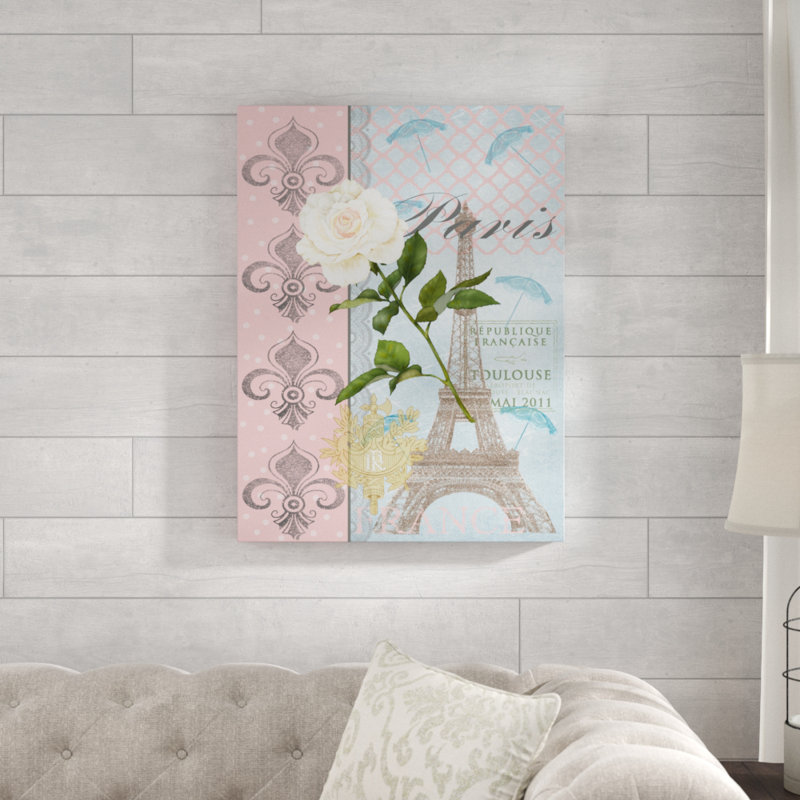 « la vie en rose ii », impression sur toile tendue, H 32 po x l 24 po x P 2 po
