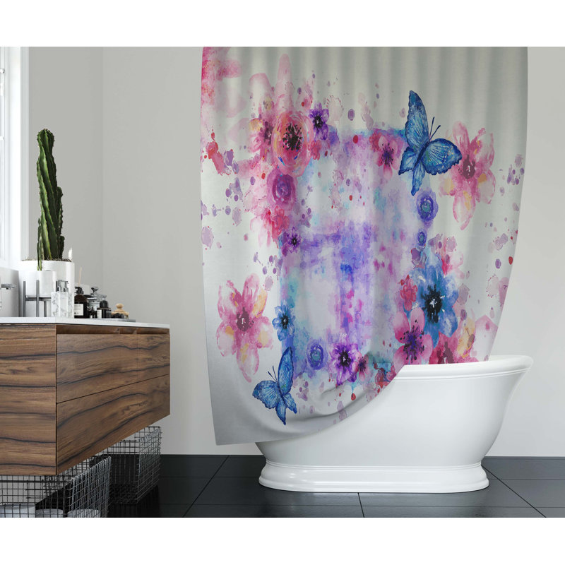Rideau de douche simple Paynesville, H 90 po x l 70 po