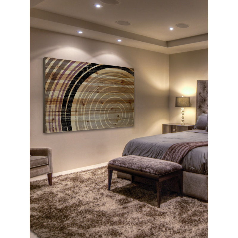 « tan rings », reproduction sur bois, 24 po x 36 po