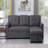 Sleeper, Reversible  Basic Sectional Sofa Sofa Sofa With Storage Chaise-2062273415