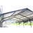 Heavy Duty Metal Garage 1220 Ft - Galvanized Steel Roof & Frame Gray Canopy Rust-