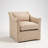 30" Wide Contemporary Upholstered Swivel Chair With Lumbar Pillow-1729982641
