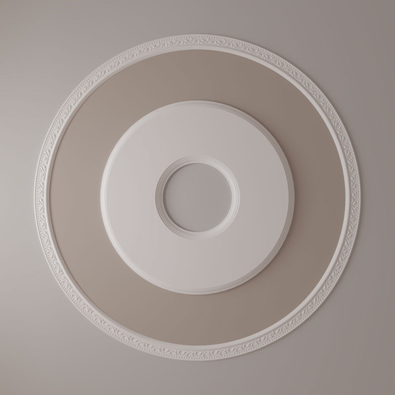 Marcella Ceiling Ring Kit, 86.625'' H x 86.625'' W x 0.75'' D, 4-pack (Makes a Complete Circle)