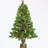4-Piece Christmas Tree Set with LED Lights