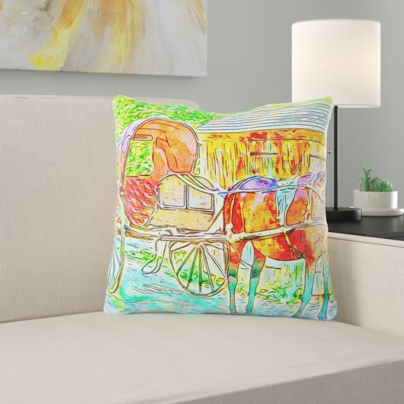 Nutter Reversible Throw Pillow, Indoor, Microsuede