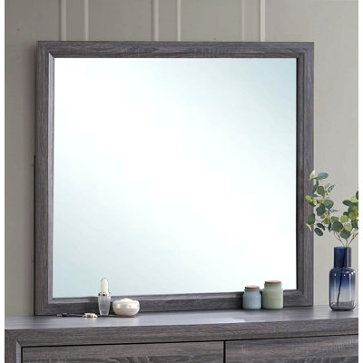 Miroir pour chambre à coucher, vestiaire, gris