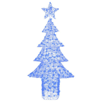 vidaXL Christmas Tree with 240 LEDs Acrylic