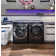 5.3 Cu. Ft. High Efficiency Smart Front Load Washer in Silver/Black
