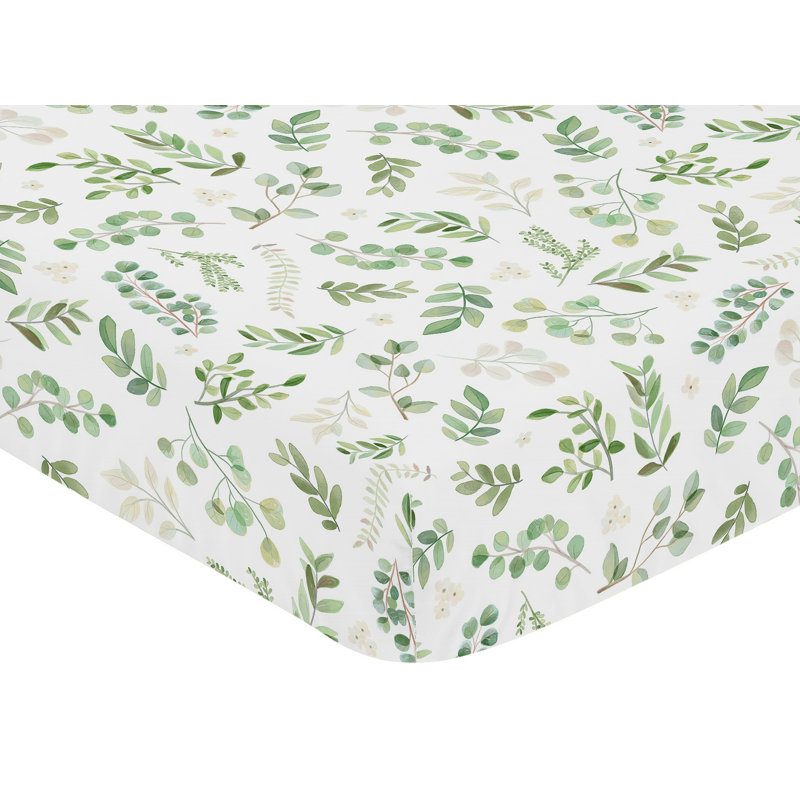 Drap-housse pour lit de bébé Botanical Jersey