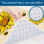 Tapis de cuisine beiges tournesol, ensemble de 2 pour un décor de cuisine lumineux