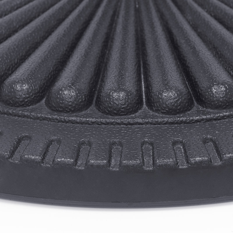 33 lb Base de parasol de patio robuste en noir