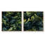 Enchanted Camo Illusion - ensemble de 2 collages carrés abstraits-101843161-101843157
