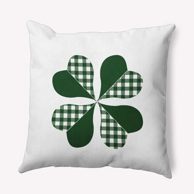 Coussin intérieur / extérieur à carreaux Clover