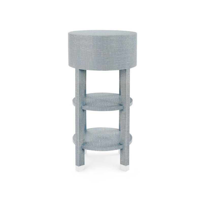 Claudette End Table, Gray, Gray
