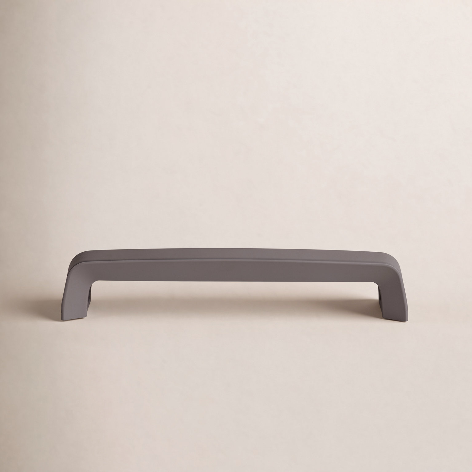 6" Arch Cabinet Pull, Ash Gray