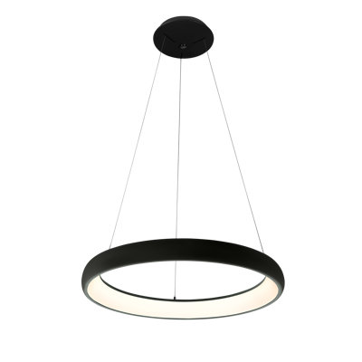 1 - Light LED Waggon Wheel Pendant
